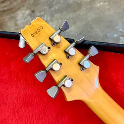 Aria Pro II Tri-Sound TS-500 1980 - Teal neck thru original vintage MIJ Japan image 7