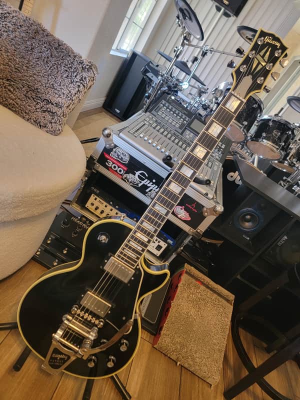 Gibson 68 Les Paul Custom VOS Custom Shop - Ebony image 1