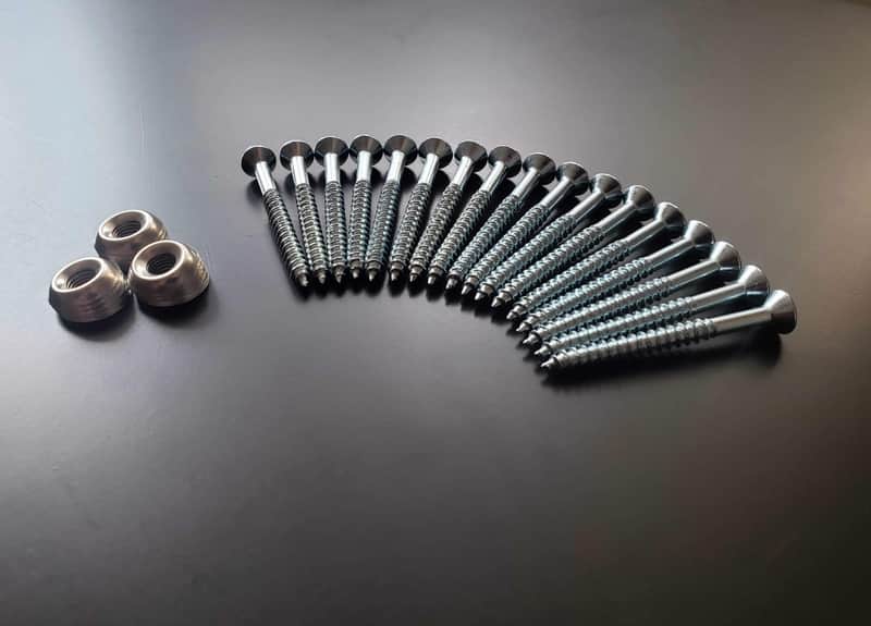 Marshall 4X12 Speaker Cabinet Screw Kit - 17 Screws & Washers for Cab Back Panel image 1