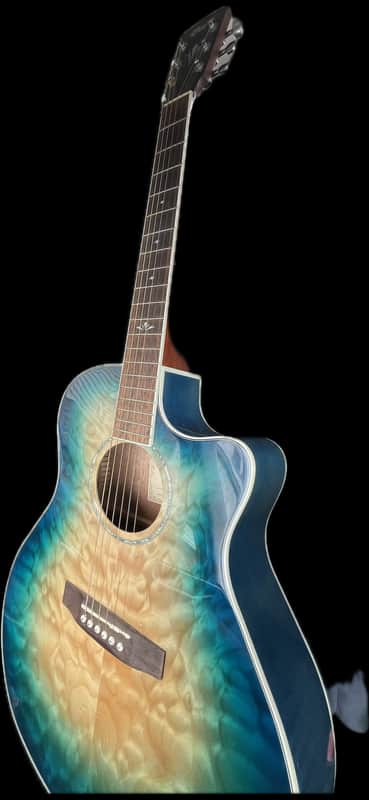 Cort GA5F BK Grand Regal Series Solid Spruce/Mahogany Grand Auditorium Cutaway with Electronics 2010s - Black image 1