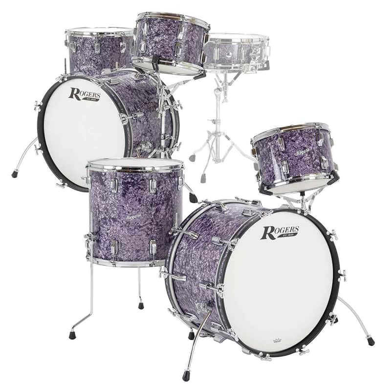 Rogers Cleveland 3pc Drum Set 13/16/22 2020's - Purple Diamond Pearl image 1