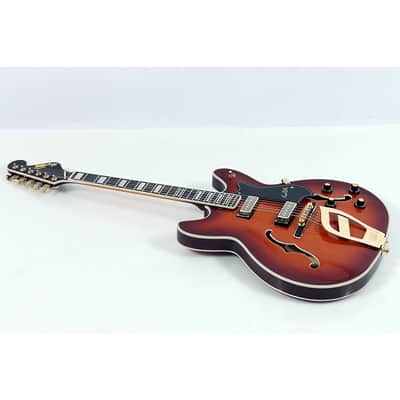Hagstrom '67 Viking II Limited-Edition Hollowbody Electric Guitar Regular Vintage Sunburst image 1