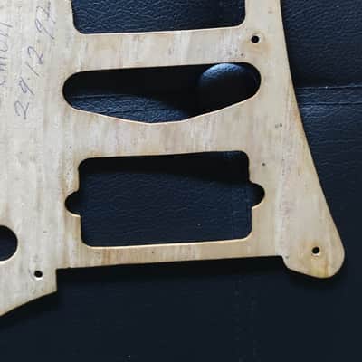 Pickguard for ibanez RG770 hand engraved wood image 6
