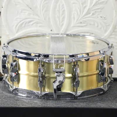 Yamaha Recording Custom 14X5.5in Brass Snare Drum image 2