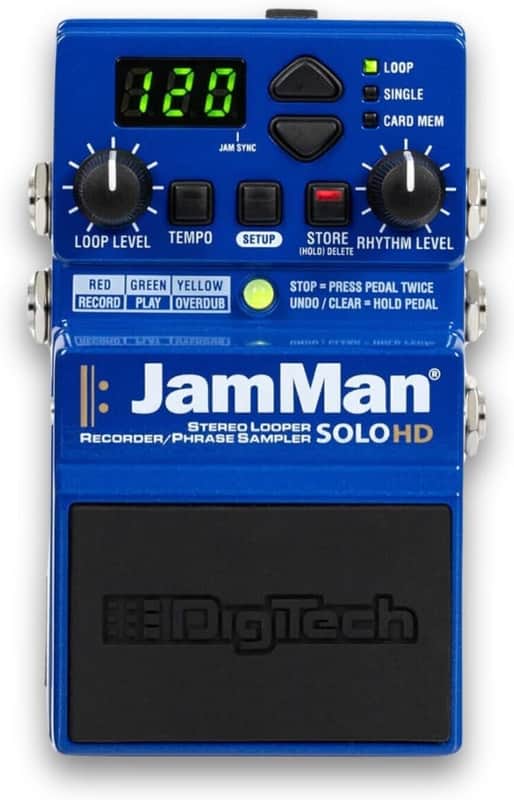 Digitech JAMMAN-SOLO-HD Compact Stereo Looper Pedal image 1