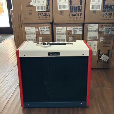 Fender Limited Edition Blues Junior IV, Eminence Cannabis Rex, Color Trio: Red, White, Blue image 9