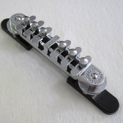 Gretsch Chrome Synchro-Sonic Bridge with Base 0069602049 image 2