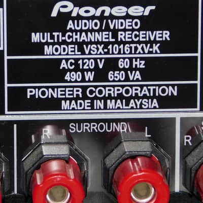 Pioneer VSX-1016TXV-K receiver image 6