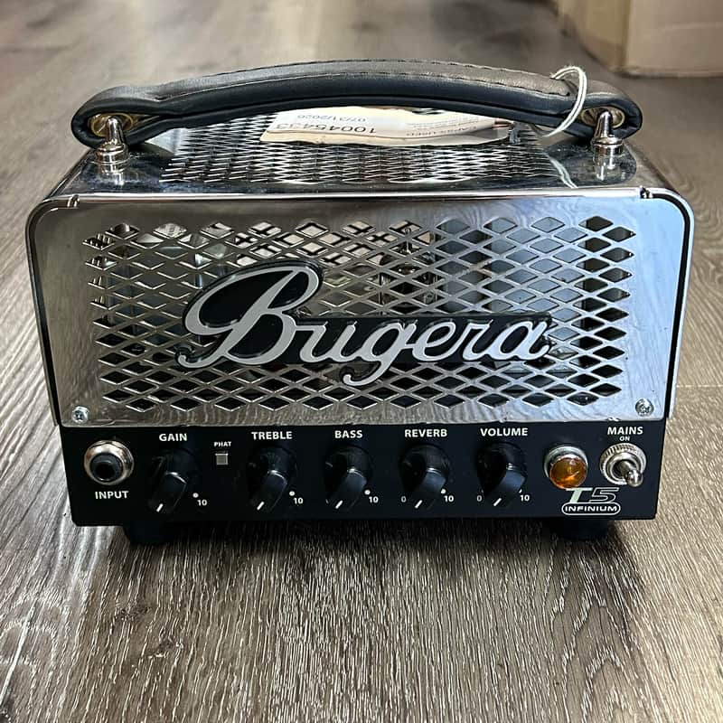 Bugera T5-INFINIUM 5W Cage Tube Amp Head-INFINIUM 2010s - Black/Silver image 1