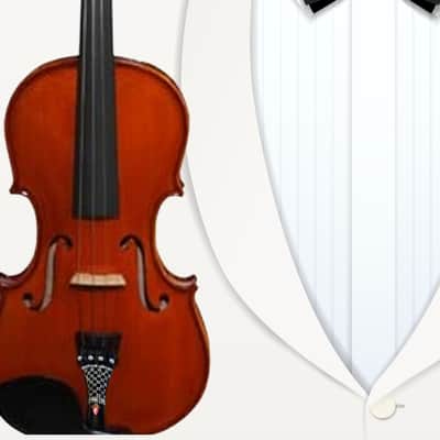 Lumina Artist 4/4 Violin Outfit, Crytsal Tailpiece image 1