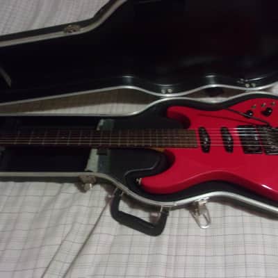 Excellent 1987 Ibanez 540P Roadstar Pro Japan Magenta Solidbody Electric w/ Case image 16