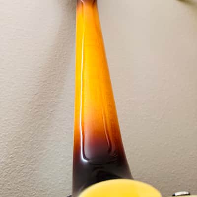 2003 MIK Epiphone Joe Pass Emperor II – Unsung Korea – Vintage Sunburst – OHSC image 6