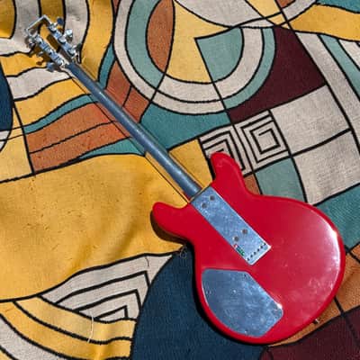 Travis Bean Designs TB1000S 2021 - Ferrari Red Imron w/ 1978 Travis Bean Humbuckers image 4