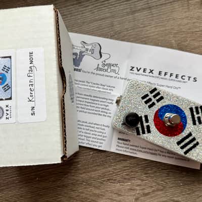 Zvex Super Hard On Boost 2002 Korean Flag Hand Painted image 1