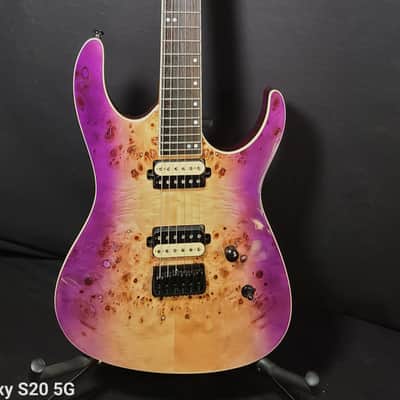 Leo Jaymz Monsoon 2025- Violet Burl- Never Played Professional Set up/Intonated image 2