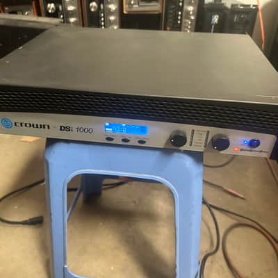 Crown DSi 1000 Digital Screen Series 2-Channel Power Amplifier 2010s - Black and Silver image 1