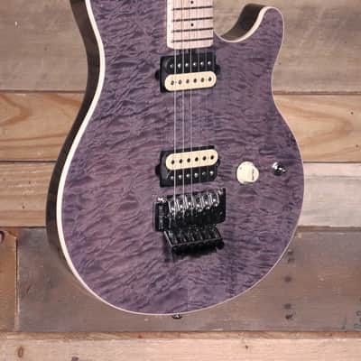 Music Man 30th Anniversary Axis Electric Guitar Translucent Black w/ Case image 2