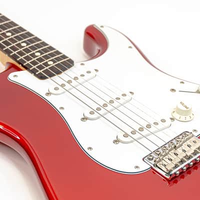 Late 90’s MIJ Fender Stratocaster Candy Apple Red - Made by Dyna Gakki, Stage Ready image 3