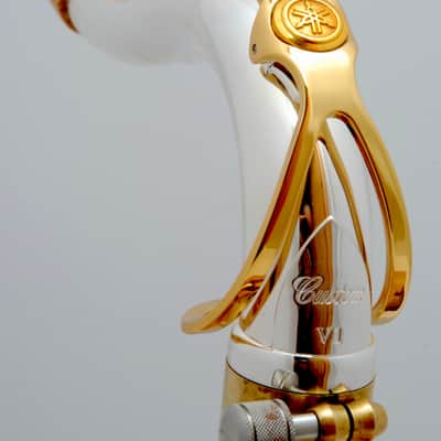 Yamaha Custom TV1S Silver Plate V1 Tenor Saxophone Neck W/Gold Option image 3