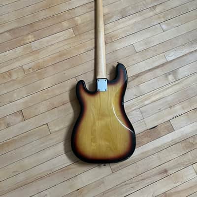 1972 Fender Precision Bass with Rosewood Fretboard Sunburst image 10