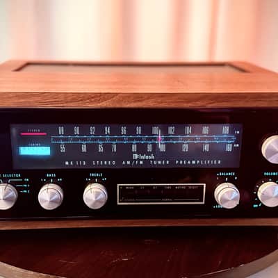 🎛️ McIntosh MX113 Solid State Tuner-Preamplifier – Clean • Tested • Walnut Cabinet • Plug & Play 🎶 image 8