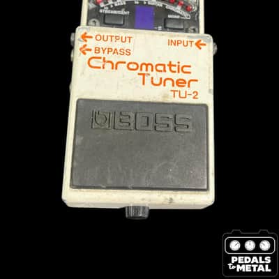 Boss TU-2 Chromatic Tuner (Dark Gray Label) 1998 - 2009 - White - X19911 image 2