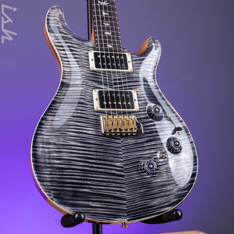 PRS Custom 24 Piezo 10-Top Charcoal
