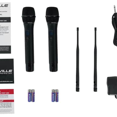 2 Avante Audio AS8 1000W Active Line Array DJ PA Column Speakers+Mics+Headphones image 13