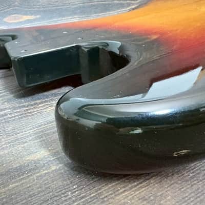 1993-94 Fender Japan JB62 Jazz Bass Body 3TS Sunburst Made in Japan image 14