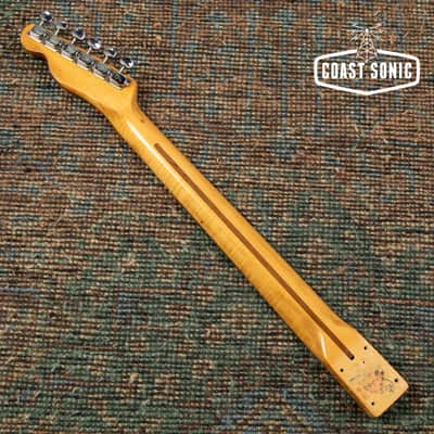 Vintage 1977 Fender Telecaster neck & original tuners *flame maple w/rosewood* image 9