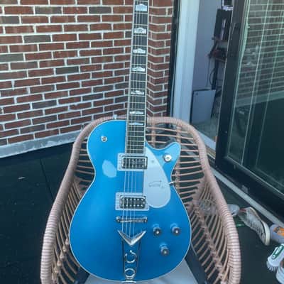 Gretsch Custom Shop Masterbuilt G6134CST Baritone Penguin NOS Lake Placid Blue With Case image 10