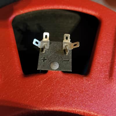 Eminence Red Coat Big Ben 15 inch 225 watt 8 ohm Guitar Speaker 2000s Black/Red image 4