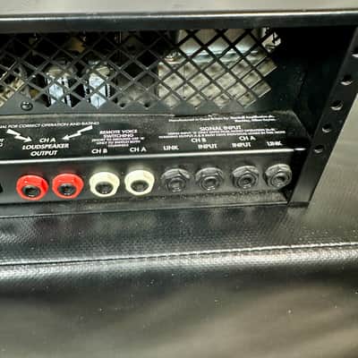 Marshall 9100 Dual Monobloc Guitar Power Amp 50 x 50 watt 1994 - Gold / Black image 10