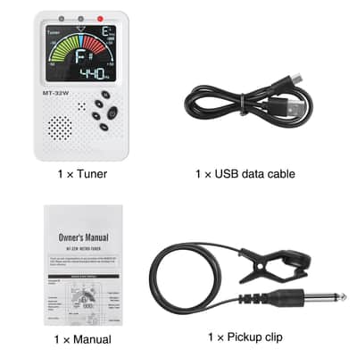 LEKATO 3 In 1 Digital Universal Guitar Bass Metronome Tuner Tone Generator US image 9
