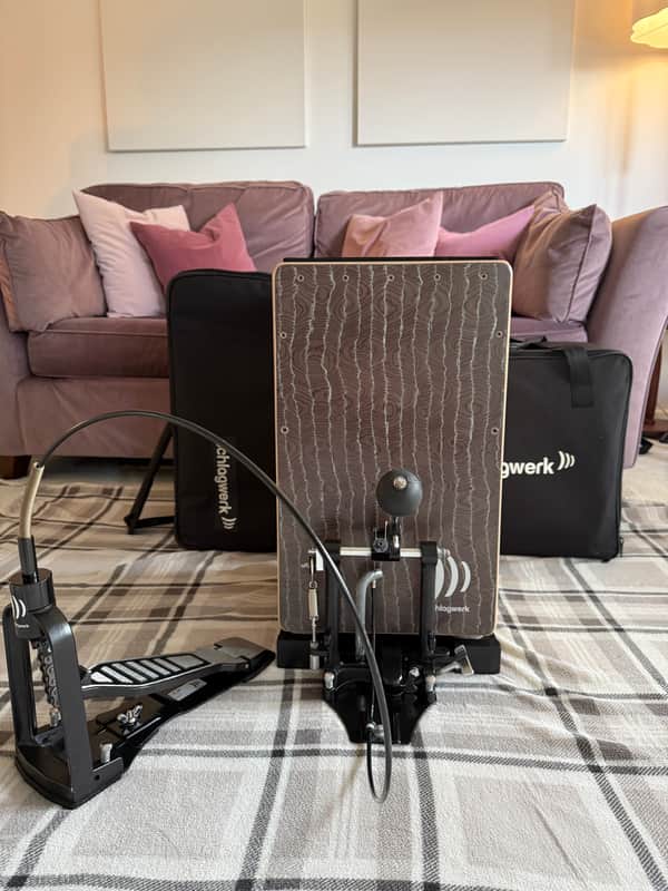 Schlagwerk Super Agile Cajon, CAP100 Cajon Pedal, TA3 Luxus Case - Like New image 1