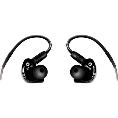 Mackie MP-120 Single Dynamic Driver Professional In-Ear Monitors Regular Black image 2