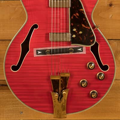 Ibanez GB10SEFM George Benson Hollow Body - Ebony - Sapphire Red image 3