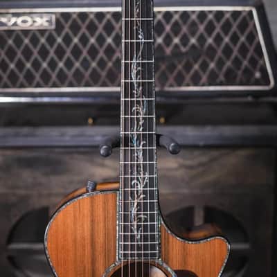 Taylor PS12ce 12-Fret Honduran Rosewood/Sinker Redwood Acoustic Electric Guitar with Deluxe Hardshell Case image 5