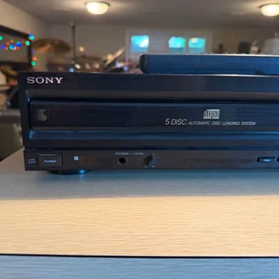 Sony CDP-C500 CD Player 5 Disc Carousel Changer Serviced With Remote Sounds Nice image 4