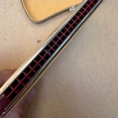 Hohner Vintage Hohner Comet Harmonica With case image 5