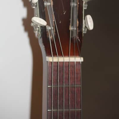 1930s -70s vintage USA Dobro resonator slide guitar nice square neck National with case image 12