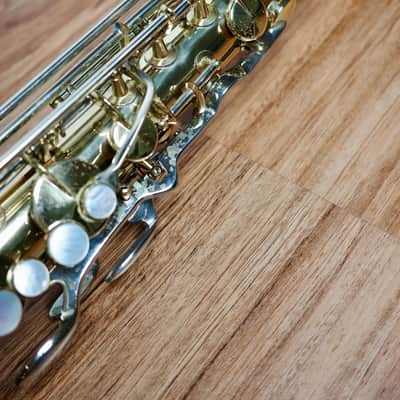 King Super 20 Silversonic Gold Inlay Tenor Saxophone image 7