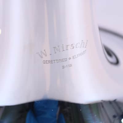 Nirschl E102SP Marching Mellophone in Silver Plate SN E000677 image 6