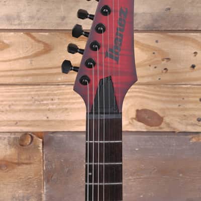 Ibanez RGD721FA 7-String Electric Guitar Stained Wine Red Burst Flat image 6