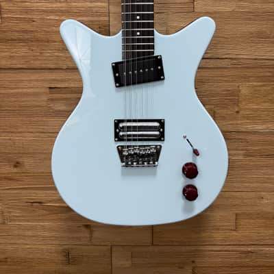 Danelectro Dan O Cool 12- string Semi Hollow Electric Guitar - Aqua- 2026 image 6