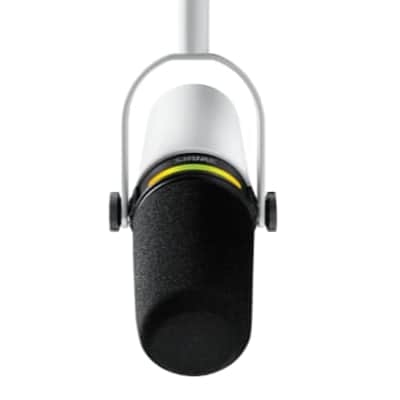 Shure MV7+-W Podcast Microphone USB/XLR W/ LED Touch Panel & DSP Features-White image 2