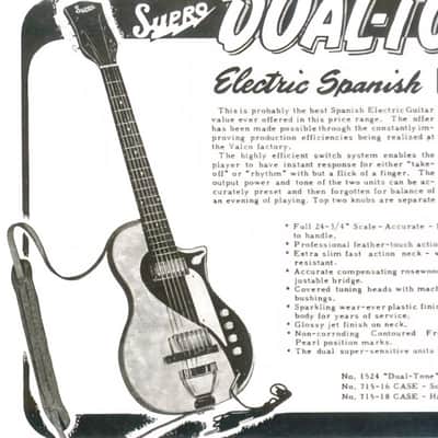 Supro 1524 'Dual-Tone' 1954 - Mother of Toilet Seat image 8