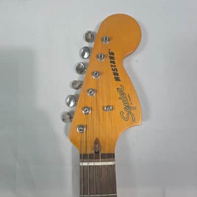 Squier by Fender Classic Vibe '60s Mustang Sonic Blue Poplar Maple 6 String image 4