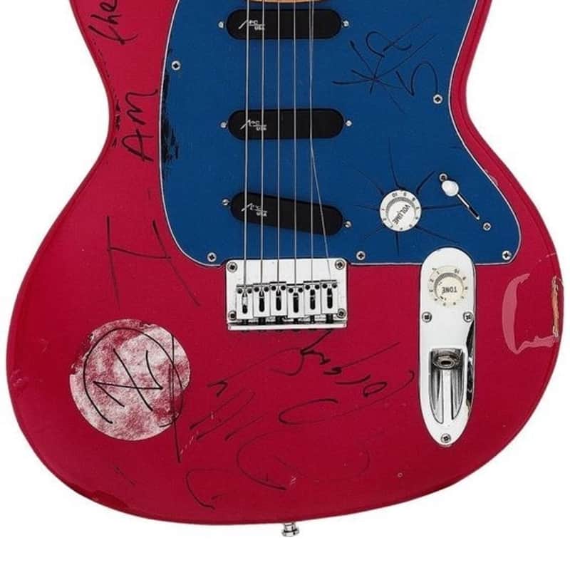 Smashing Pumpkins Billy Corgan Played + Autographed Custom Ibanez Talman 1994 image 1