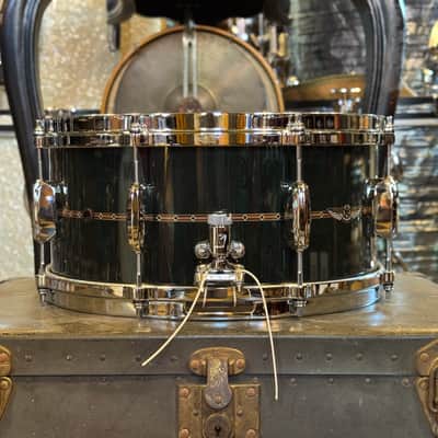USED Tama 6.5x14 Star Bubinga Snare Drum in Dark Green Cordia Lacquer image 2